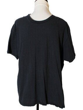 Fruit of the Loom Mens Plain Black T-Shirt XL